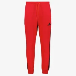 Adidas M 3S FL TC PT heren joggingbroek rood New