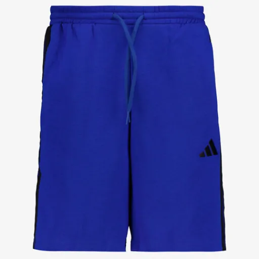 Adidas M 3S FT heren sportshort blauw Clearance