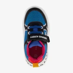 Super Mario Bros Mario Kart jongens sneakers met lichtjes blauw Clearance
