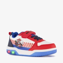 Super Mario Bros Mario Kart kinder sneakers met lichtjes rood blauw Discount