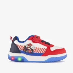 Super Mario Bros Mario Kart kinder sneakers met lichtjes rood blauw Discount