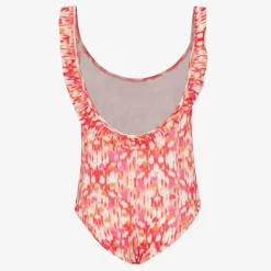 Osaga Meisjes badpak met print roze Hot