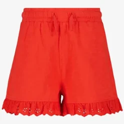 TwoDay Meisjes broderie short rood New