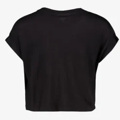 Osaga Meisjes cropped sport T-shirt zwart Best