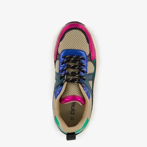 Blue Box Meisjes dad sneakers met metallic details Clearance