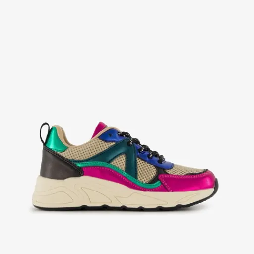 Blue Box Meisjes dad sneakers met metallic details Clearance