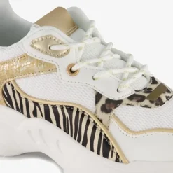 Blue Box Meisjes dad sneakers met tijgerprint Sale