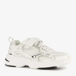 Blue Box Meisjes dad sneakers wit zilver