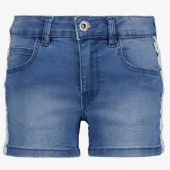TwoDay Meisjes denim short met borduursels Online