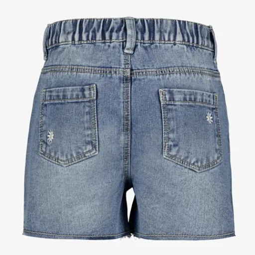 TwoDay Meisjes denim short met madeliefjes Discount