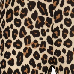 TwoDay Meisjes flared broek met panterprint beige bruin Discount