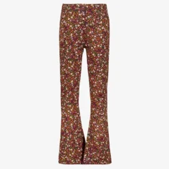 TwoDay Meisjes flared broek met bloemenprint