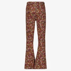TwoDay Meisjes flared broek met bloemenprint