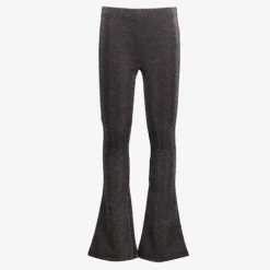 TwoDay Meisjes flared broek zwart met glitters