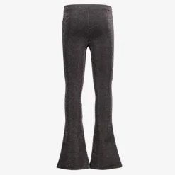 TwoDay Meisjes flared broek zwart met glitters