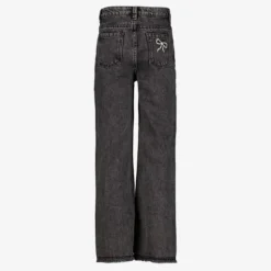 TwoDay Meisjes jeans met strikje donkergrijs Outlet