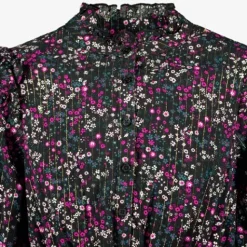 TwoDay Meisjes jurk met bloemenprint paars New