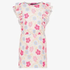TwoDay Meisjes jurk met bloemenprint New