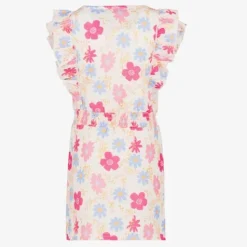 TwoDay Meisjes jurk met bloemenprint New