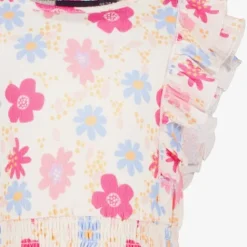 TwoDay Meisjes jurk met bloemenprint New