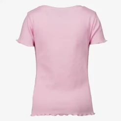 TwoDay Meisjes rib T-shirt roze New