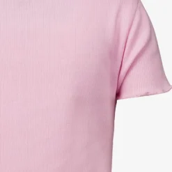 TwoDay Meisjes rib T-shirt roze New