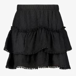 MyWay Meisjes rok met pompons zwart Hot