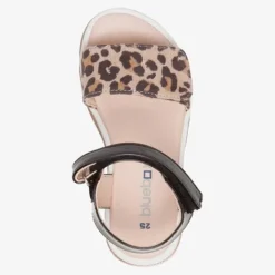 Blue Box Meisjes sandalen met luipaardprint Online