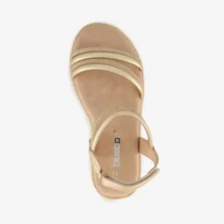 Blue Box Meisjes sandalen met sleehakje goud Clearance