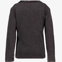 TwoDay Meisjes shirt met opdruk zwart Outlet