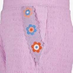 MyWay Meisjes short met geborduurde bloemen lila Online