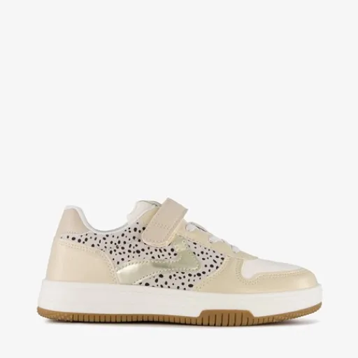 Blue Box Meisjes sneakers met dierenprint beige Best