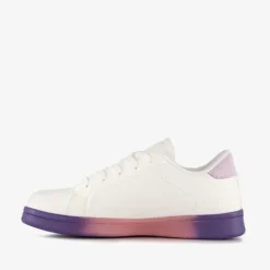 Blue Box Meisjes sneakers met smiley wit pastel