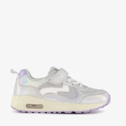 Blue Box Meisjes sneakers metallic zilver paars Discount