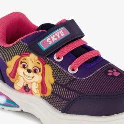 Paw Patrol Meisjes sneakers paars met lichtjes