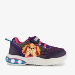 Paw Patrol Meisjes sneakers paars met lichtjes
