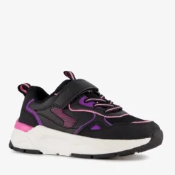 Blue Box Meisjes sneakers zwart roze