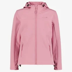 Mountain Peak Meisjes softshell jas lichtroze New