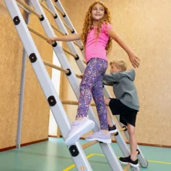 Osaga Meisjes sportlegging stippenprint paars New