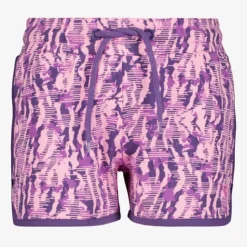 Osaga Meisjes sweat short met print paars roze Hot