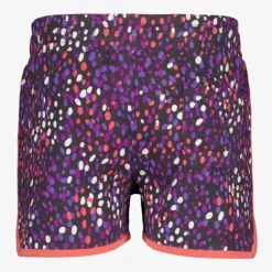 Osaga Meisjes sweat short met stippen paars Outlet