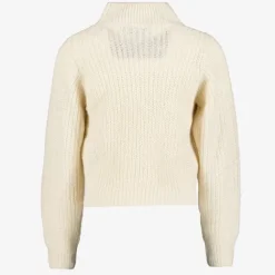 TwoDay Meisjes sweater met col beige
