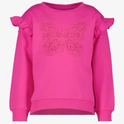 TwoDay Meisjes sweater met vlinder fuchsia Clearance