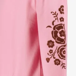 TwoDay Meisjes sweater roze met bloemen Outlet