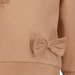 TwoDay Meisjes sweaters met strikjes bruin Hot