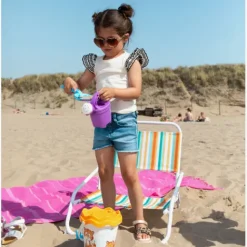 TwoDay Meisjes top met vlindermouwtjes wit Best