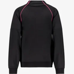 Dutchy Meisjes trainingsjas zwart roze New