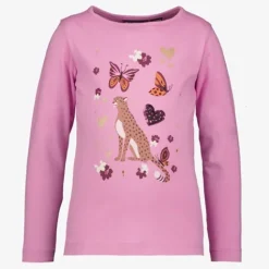 TwoDay Meisjes trui roze met dierenopdruk New