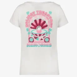 TwoDay Meisjes T-shirt met backprint wit Clearance