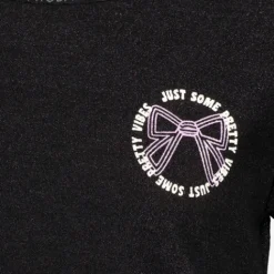 TwoDay Meisjes T-shirt met backprint zwart New